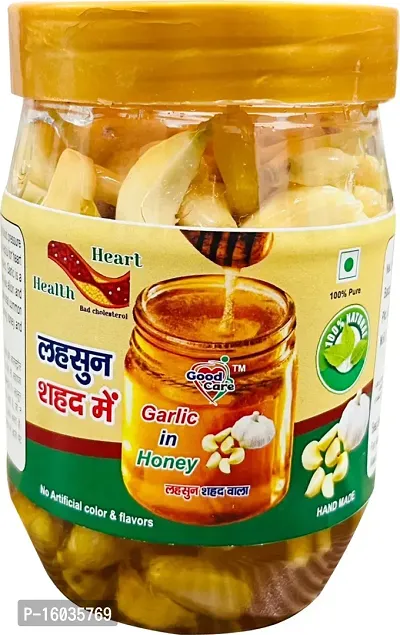 Good care Garlic in Honey 100 % Natural Food, 100% Honey, Benefits of Human, Heart Help  (300 g)-thumb0
