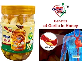 Good care Garlic in Honey 100 % Natural Food, 100% Honey, Benefits of Human, Heart Help  (300 g)-thumb1