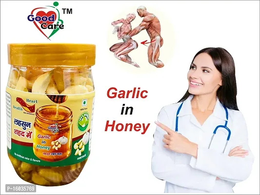 Good care Garlic in Honey 100 % Natural Food, 100% Honey, Benefits of Human, Heart Help  (300 g)-thumb4