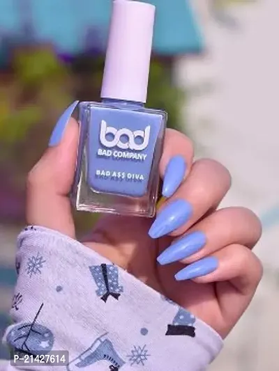 Electric Blue Glossy Nail Paint
