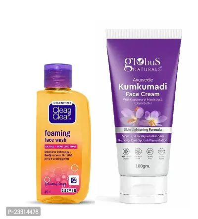 foaming Face Wash  globus Kumkumadi face Cream