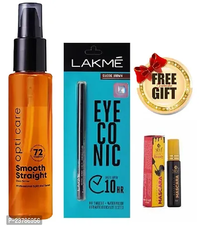 Smooth Straight Serum-1  Eye Co Nic Kajal-1 Free Silvi Mascara-thumb0