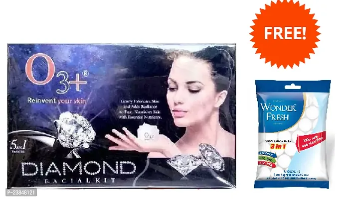 O3+ Renivent Your Skin Diamond Facial Kit P1  Free Wonder fresh naphthalene balls-thumb0