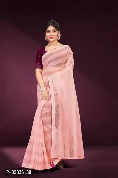 Embroidered Banarasi Net Saree