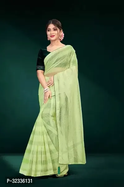 Embroidered Banarasi Net Saree