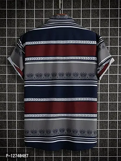 Men Regular Fit Printed Latest Design Trendy Casual Shirt-thumb2