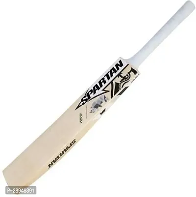 TOSKA Cricket Bat Full Size Popular Willow Spartan Cricket Bat with Extra One Grip for Tennis Ball, Leather Ball Rubber Ball, Plastic Ball (Men|Women) (White)-thumb0