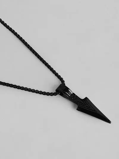 Unisex Arrow Shaped Pendant with Chain