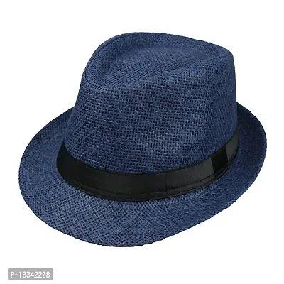 Mens blue hotsell trilby hat