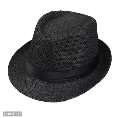 Buy CLOTHERA Fashion Straw Fedora/Trilby Summer Hat for Men (Golf Cap  Brown) Online In India At Discounted Prices