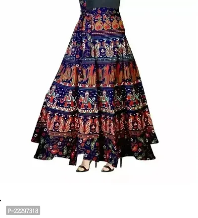 Stunning Cotton Printed Skirts For Women-thumb0