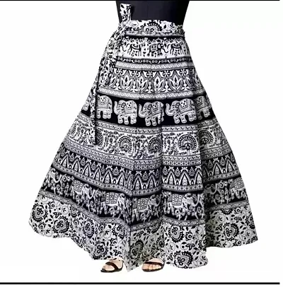 Stylish Jaipuri Print Cotton Long Skirts