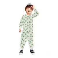 Stylish Multicoloured Cotton Sleep Wear Top With Bottom Set For Kids Pack Of 2-thumb3