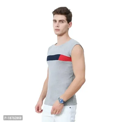 Multicoloured Cotton Vests For Men-thumb4