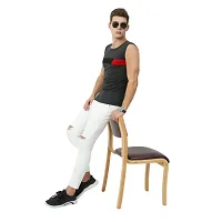 Multicoloured Cotton Vests For Men-thumb2