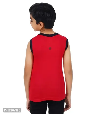 Boys Premium Sleeveless Vest Smooth and Comfort Fit for All Season (pack of 4)-thumb3