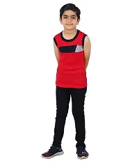 Boys Premium Sleeveless Vest Smooth and Comfort Fit for All Season (pack of 4)-thumb3