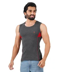 Modern Men's Premium Cotton Gym Vest-thumb1