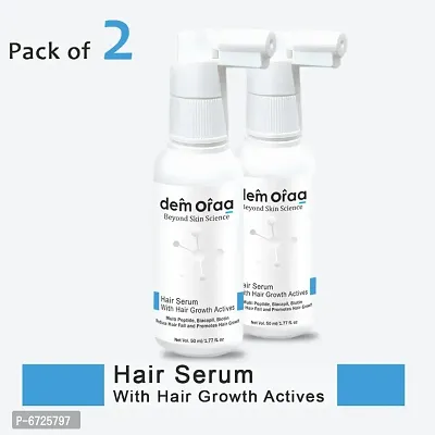Demoraa Nature Skin Recipe Hair Serum With Hair Growth Actives 50 ml pack of 2