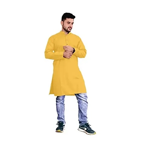 Mens Cotton Regular Kurta