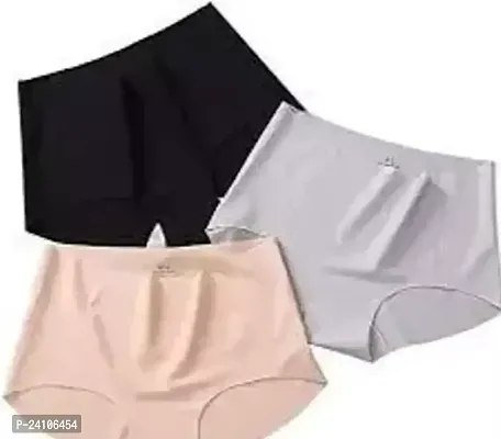 Stylish Fancy Silk Panty For Women Pack Of 3-thumb0