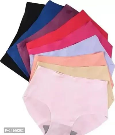 Stylish Fancy Silk Panty For Women Pack Of 9-thumb0