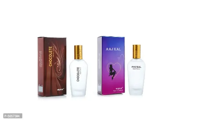 Combo of 25ml Chocolate, 25ml Aajkal Spray Perfumes-thumb0