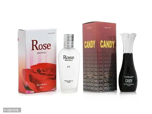 Combo of Perfume Combo 30ml Rose, 30ml Candy Spray-thumb0