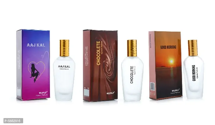 Set of Aajkal , Chocolate and Good morning 25ml spray perfume
