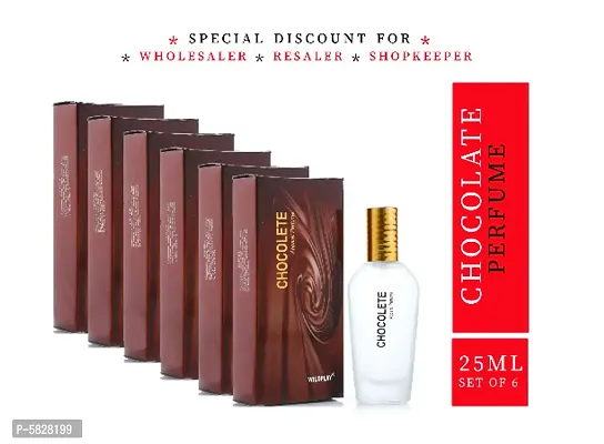 Set of 6 Chocolate 25ml spray perfume