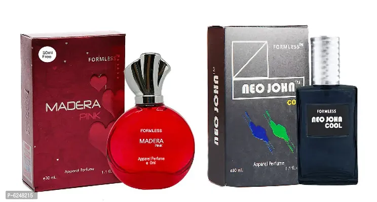 Madera 40ml perfume 1pc. and Neojohn Cool 30ml Perfume 1pc.