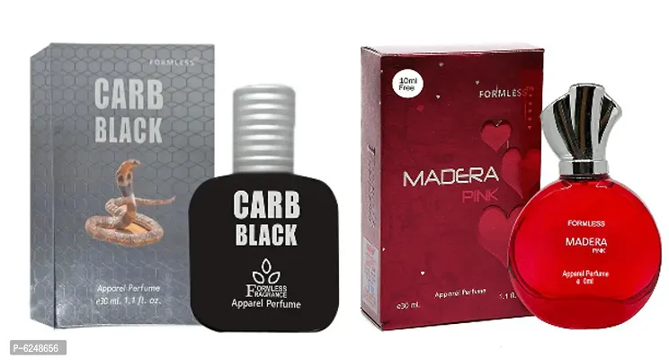 Carb Black 30ML perfume 1pc. and Madera 40ML perfume 1pc.