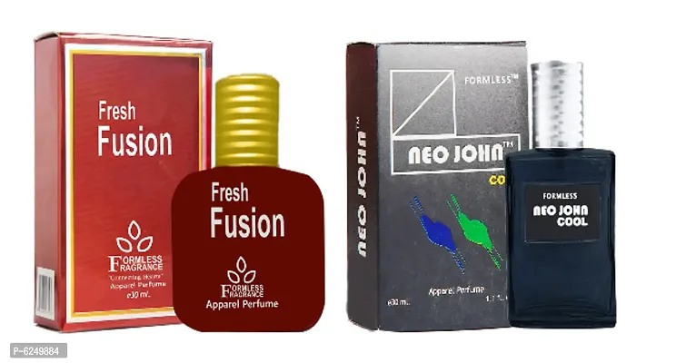 FreshFusion 30ml perfume 1pc. and Neojohn Cool 30ml Perfume 1pc.