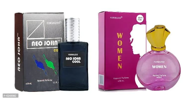 Womoen 40ml perfume 1pc. and Neojohn Cool 30ml perfume 1pc.