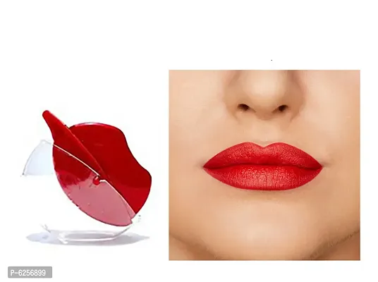 Lip Shape Apple Lipstick Red Matte 1pc.