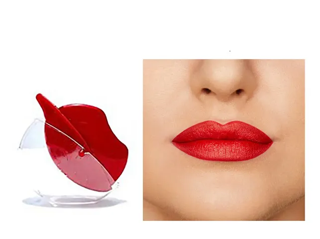 Lip Shape Lipstick Apple Design Matte Lipstick