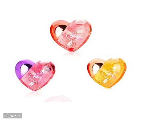 Heart Shape Magic lip Gloss 3pc.