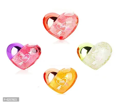 Heart Shape Magic Lip Gloss 4pc.