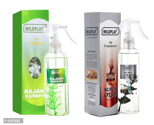 Wildplay Room Freshener Blackoud 250ml 1pc. and Rajniagndha 250ml 1pc.