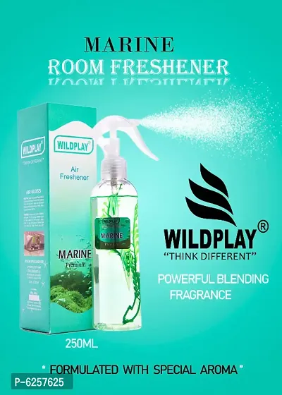 Wildplay Room Freshener Rajnigandha 250ml 1pc. and Marine 250ml 1pc.-thumb2