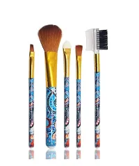 5 in 1 Printed Makeup Brush-thumb1