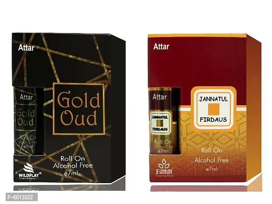 Set of Gold oud and Jannatul Firdaus 7ml attars