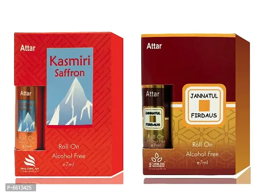 Set of Kasmiri Saffron and Jannatul Firdaus 7ml attars