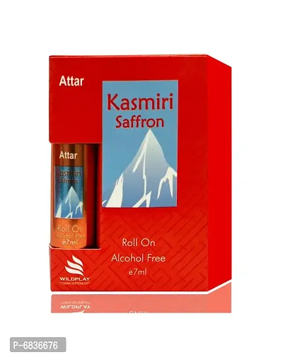 Kasmiri Saffron Parfume Attar Roll On 7ml-thumb0