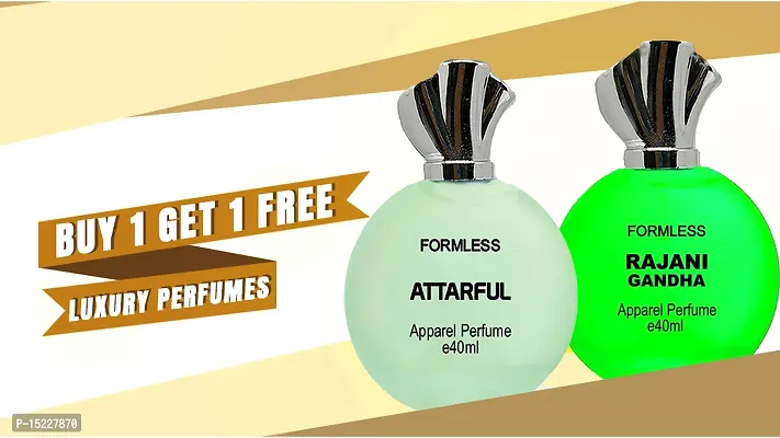 Formless Attarful  Rajani Gandha 40ml Combo 2 Unisex Perfume