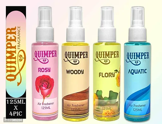 Quimper Rosy, Woody, Flory  Aquatic 125ml 1pc Each Room Air Freshener Spray-thumb4