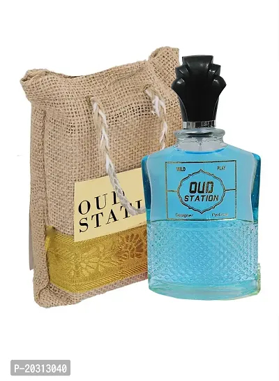Wildplay Oud Station 100ml Gift Pack Unisex Perfume-thumb0