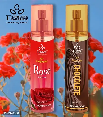 Formless Room fresheners Chocolate 250ml 1pc. and Rose 250ml1pc.