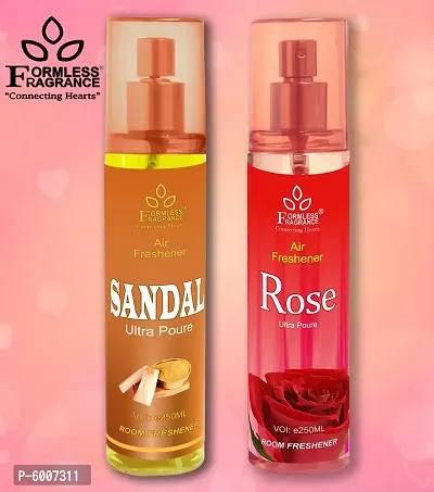 Set of Formless rose and sandal 250ml air freshners