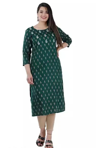 Stylish Rayon Kurti For Women